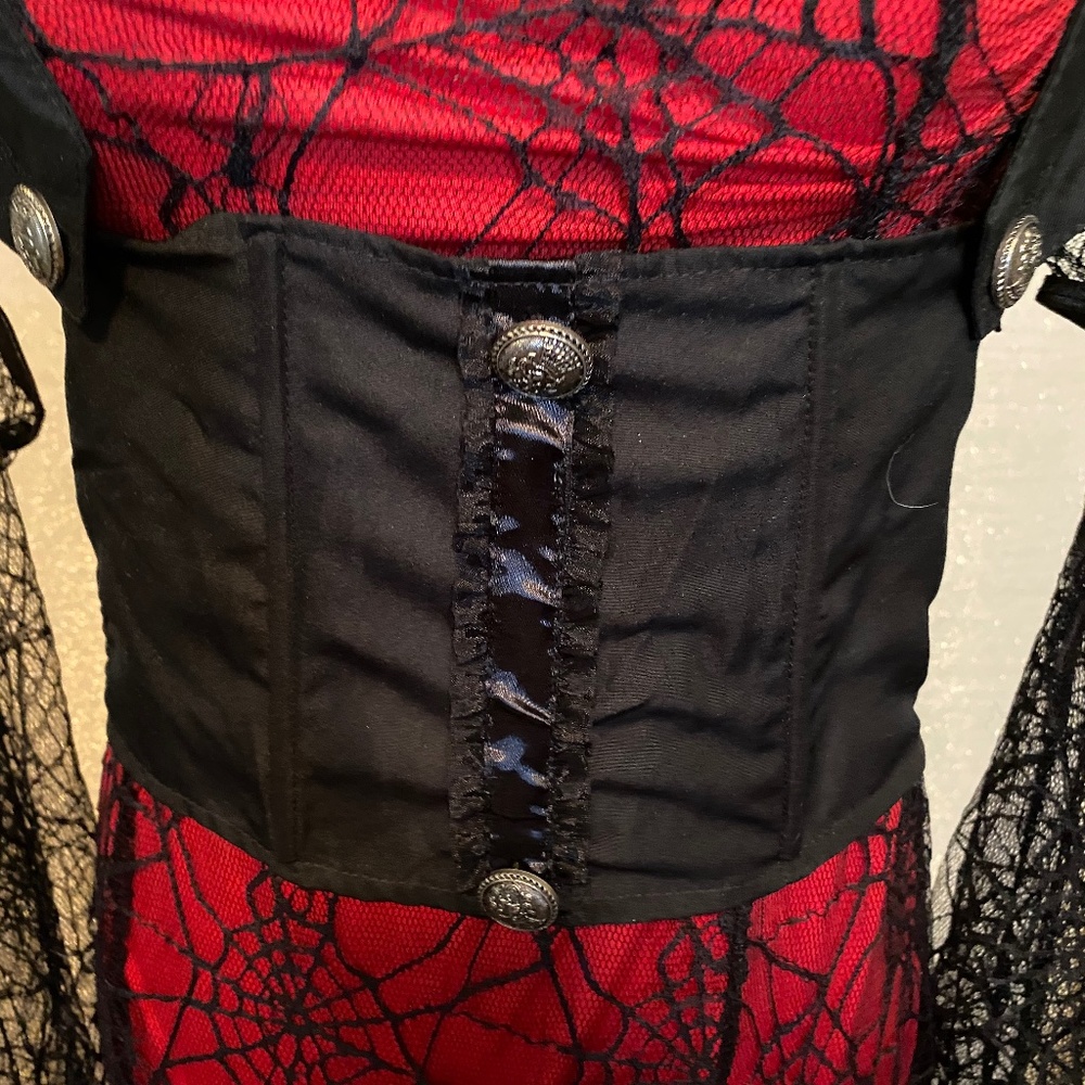 WOMENS VAMPIRESS COSTUME -M- 🧛‍♀️ - Picture 4 of 14